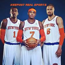 Nba New York Knicks Carmelo Anthony Amare Stoudemire And Tyson Chandler New York Knicks New York Knickerbockers Ny Knicks