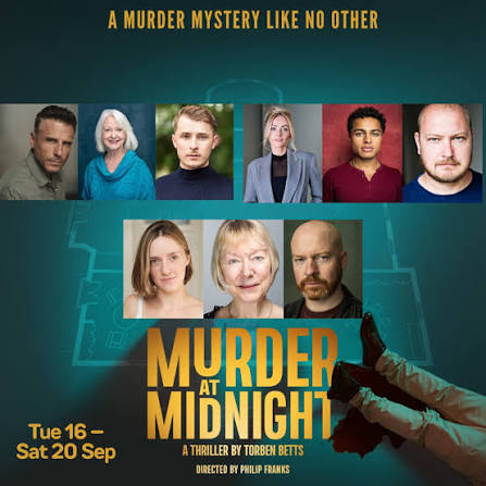 🎭 CAST ANNOUNCEMENT 🎭 We're thrilled to introduce to announce the cast of  the brand-new comedy thriller, Murder at Midnight, from acclaimed  playwright Torben Betts (Murder in the Dark) joining us at