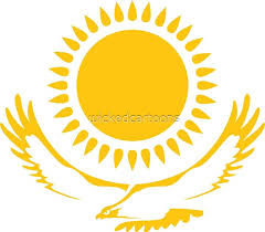 The flag of kazakhstan was adopted on june 4, 1992. The Flag Of Kazakhstan Millions Of Unique Designs By Independent Artists Find Your Thing Kazakhstan Vinyl Decal Stickers Flags Of The World