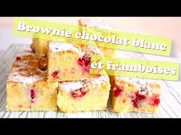 Brownie Chocolat Blanc Et Framboises 10 Parts Chocopraline Youtube