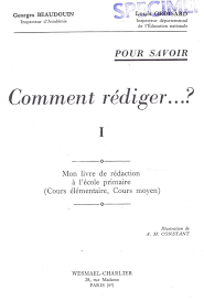 Comment Rediger Ce Cm Beaudouin Groisard Rediger Activites Pour Alzheimer Texte En Francais