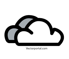 Gratis untuk komersial tidak perlu kredit bebas hak cipta. Vektor Simbol Cuaca Mendung Eps Uidownload