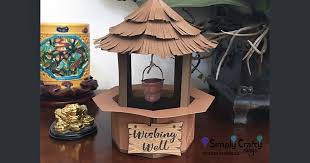 Download Wishing Well Designed By Dezinesbyem Using Tiki Bar Svg File From Simply Crafty Svgs Simplycraftysvgs Design 3d Paper Crafts 3d Paper Projects