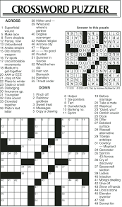 They are enjoyable, easy, along with a wonderful studying tool. Crossword Puzzle Advice Comics For Nov 13 2020 Community Commercial News Com