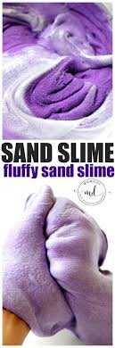 Sand Slime Create Fluffy Sand Slime Diy Slime Recipe Homemade Slime Slime Recipe