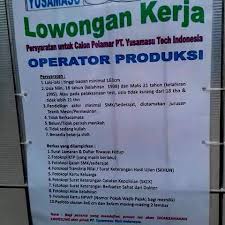 Mempunyai id kaskus dan masih apoteker pria/wanita usia max 35th untuk penempatan di jepara info lebih lanjut cp 081 2292 2047. 120 Best Review Lowongan Kerja Pt Yusamasu Tech Indonesia Last Update 2021