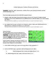 Darwin studied actual birds on the galapagos islands instead of using a simulation, as you did in this lab. Student Exploration Evolution Natural And Artificial Selection Answersdownload Pdf