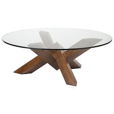 Costa Coffee Table Walnut Coffee Table Glass Top Table