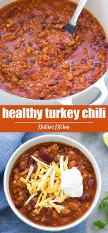 Healthy Turkey Chili Slow Cooker Turkey Chili Chili Recipe Turkey Chili Recipe Easy