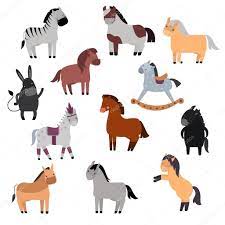 Cartoon horse vector illustration. Stock Vector by ©luplupme.gmail.com  112864984