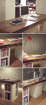 Like The Shelves Being Accessible From Both Sides Deco Bureau Deco Maison Idee Bureau
