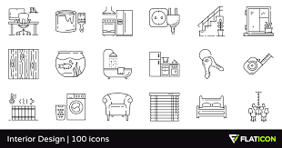 100 Premium Vector Icons Of Interior Design Designed By Istar Design Bureau Interrior Design Icon Design Interior Design