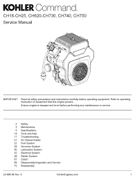 Check spelling or type a new query. Kohler Command Ch750 Service Manual Pdf Download Manualslib