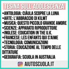 Ecco un template indicativo (gli argomenti possono essere sostituiti con quelli a vostra scelta) da scaricare gratuitamente 84 Idee Su Tesina Di Terza Media Media Instagram Materiale Per Scuola Media