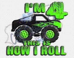 Digital Download Monster Truck 4th Birthday Design Png For Etsy In 2021 Monster Truck Birthday Monster Trucks Monster Truck Party