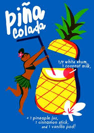 Tropical Pina Colada Virginie Morgand Virginie Affiche