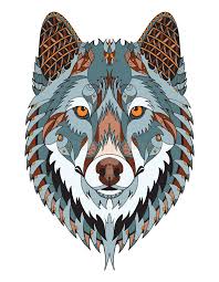 Un compagnon responsable de ses nuits. Loup D Hurlement Chien Sur Le Fond Du Mandala Illustration Stock Illustration Du Fleuri Animal 66729401