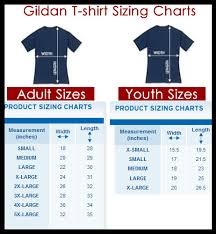 gildan youth medium size chart best picture of chart