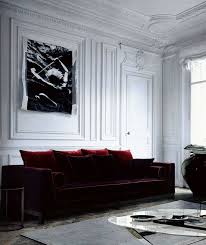 Maxalto Lutetia Sofa Velvet Furniture Red Velvet Sofa Home Decor