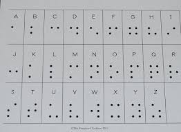 5 senses the braille alphabet in preschool kindergarten