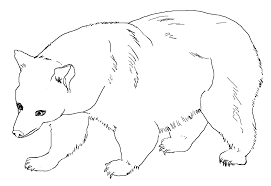 Mama grizzly is very protective of her cubs! Free Printable Bear Coloring Pages For Kids