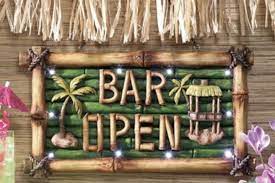 10 Must Haves For Your Tiki Bar In 2020 Tiki Bar Signs Tiki Bar Bar Signs Diy