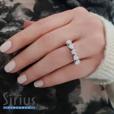 G Renk 1 75 Karat Pirlanta 5 Tas Yuzuk Yuzuk Alyans Moda Taki