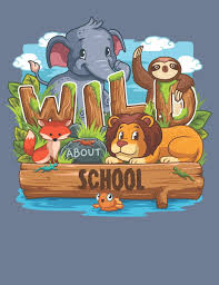 Bilder, stockfotos und vektorgrafiken red poison dart frog sitting on green leaf in amazon rain forest of peru exotic tropical poisonous animal with warning colors rainforest. Wild About School Cute Jungle Animals Draw And Write Journal Primary Ruled Story Paper 100 Pages 50 Sheets Composition Notebooks Bridgewater Primary 9781077151154 Amazon Com Books