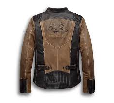 H D Triple Vent System Gallun Leather Jacket