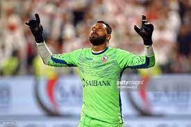 Zamalek S Goalkeeper Mahmoud Abdel Rahim Celebrates During The Goalkeeper Zamalek Sc Football Match