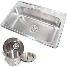 Modernize your home with a mobile home sink! Kitchen Bar Sinks Kitchen Sinks 33 X 19 X 8 Extra Deep Mobile Home Kitchen Sink Kitchen Fixtures Tools Home Improvement