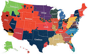 the geography of nfl fandom the atlantic