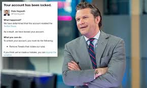 Fox And Friends Host Pete Hegseth Has His Twitter Account Shut Down Daily Mail Online
