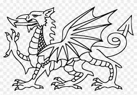 I've worked hard to be sure to have a collection of detailed coloring sheets on this page. Outline Vector Dragon St Davids Day Colouring Hd Png Download 2400x1554 2689358 Pngfind