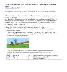 Create an applied force and see how it you can change the width and. Solved For College Physics Can Use This Lab Simulator P Chegg Com