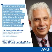 🎧 Dr. George MacKinnon, founding dean of @mcwpharmacy, AACP Board Member  and chair of the Council of Deans, was recently featured