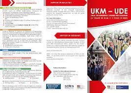 Antara program yang ditawarkan untuk lepasan spm dan setaraf adalah anda boleh semak syarat kelayakan dan tempoh setiap kursus yang ditawarkan di pautan berikut bagi lepasan spm dan graduan yang berminat, anda boleh buat pendaftaran kursus sekarang bagi ambilan ogos 2020. Program Ukm International Laman Web Pusat Kembangan Pendidikan