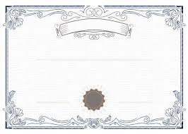 You can add a background image to any page in a word document instead of a solid color or pattern. Blue Border Certificate Elegant European Pattern Vector Background Certificate Design Certificate Background Certificate Design Template