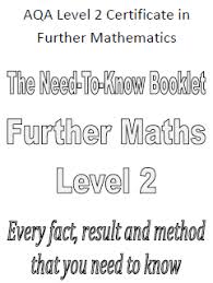 Chalkface Tutoring Anthony S Maths Tuition Page Aqa Further Maths Level 2 Tuition Resources