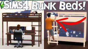 Everything from a queen bed & mattress to midcentury coffee tables are twin over double bunk bed. The Sims 4 Fully Functional Bunk Beds Mod Showcase Youtube