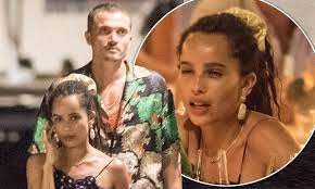 Zoe Kravitz And Her New Husband Karl Glusman Seen For First Time Since Their Paris Wedding Daily Mail Online