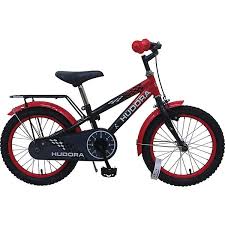 Kinderfahrrad 16 Zoll Schwarz Rot Hudora Mytoys
