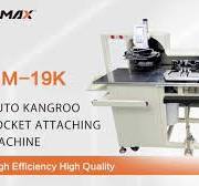 Mudah dioperasikan harga baik SOMAX SM-19K hoodie otomatis Kanguru tas saku  setter mesin jahit pakaian olahraga pintar industri