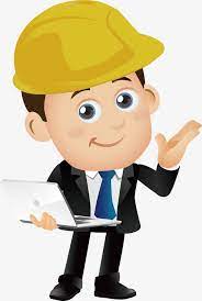 Engineer Engineer Cartoon Character Design Animation Office Cartoon