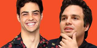 That's the kinda man i'd love to grow with. Mark Ruffalo Thinks Noah Centineo Is Hot Too
