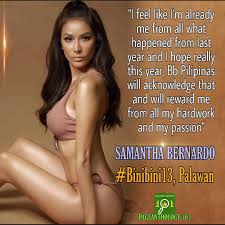 Binibini13 Samantha Bernardo Of Pageanthology 101 Facebook