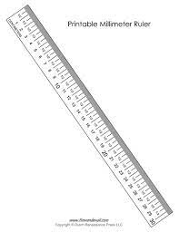 printable millimeter ruler tim s printables