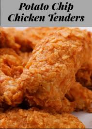 Potato Chip Chicken Tenders Recipe By Tasty Recipe Potato Chip Chicken Potato Chips Chicken Recipes