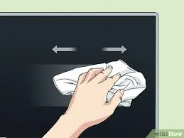 Squeeze it tightly, then wipe gently to remove the ink. How To Clean A Big Screen Tv With Pictures Wikihow