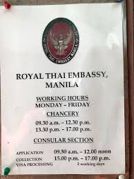 If you think the information is not accurate or the location of the embassy has moved to a different location, please email us with the updated information and subject thai embassy. How To Get A Thailand Tourist Visa In Manila Required Documents